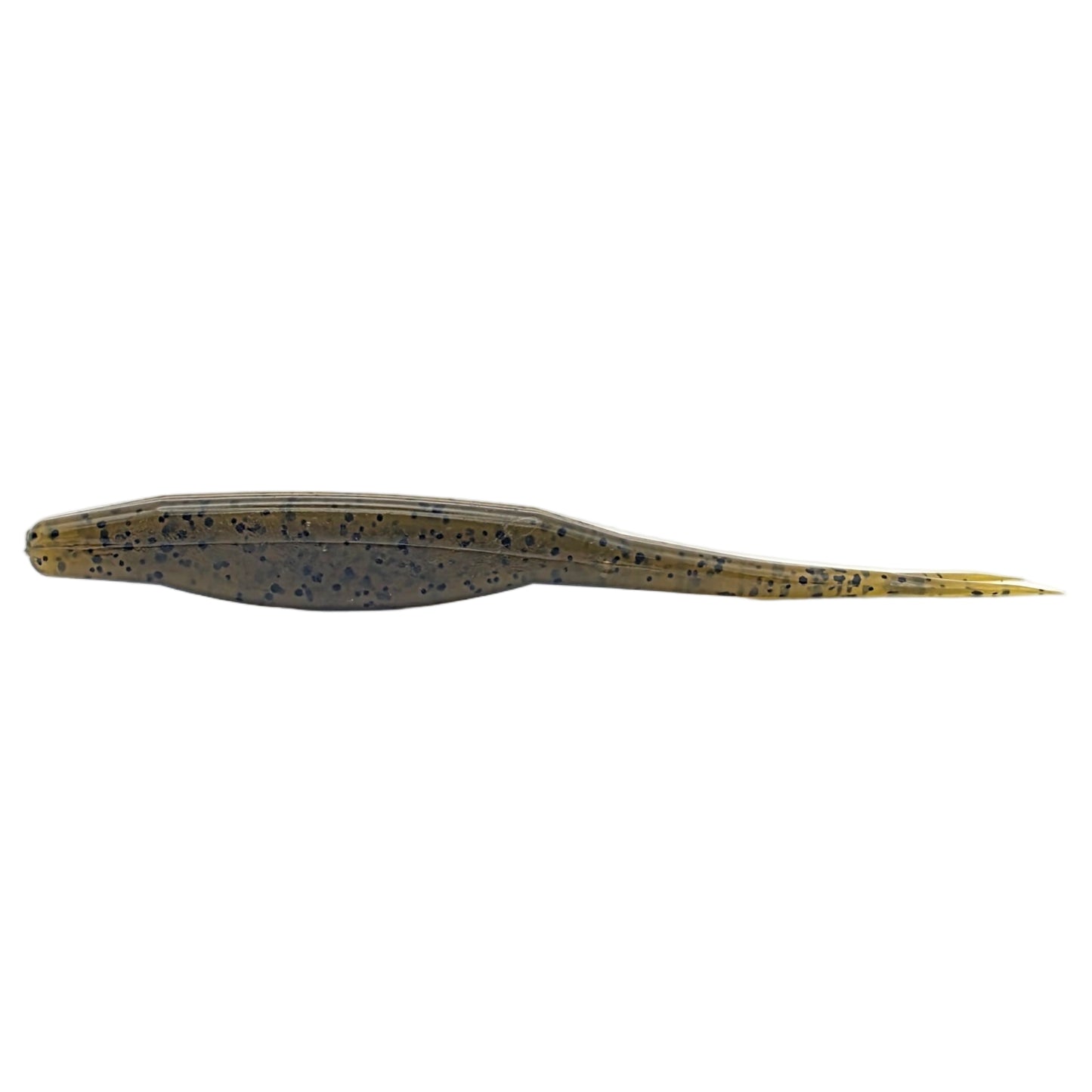 5" Split Tail Shad - Green Pumpkin