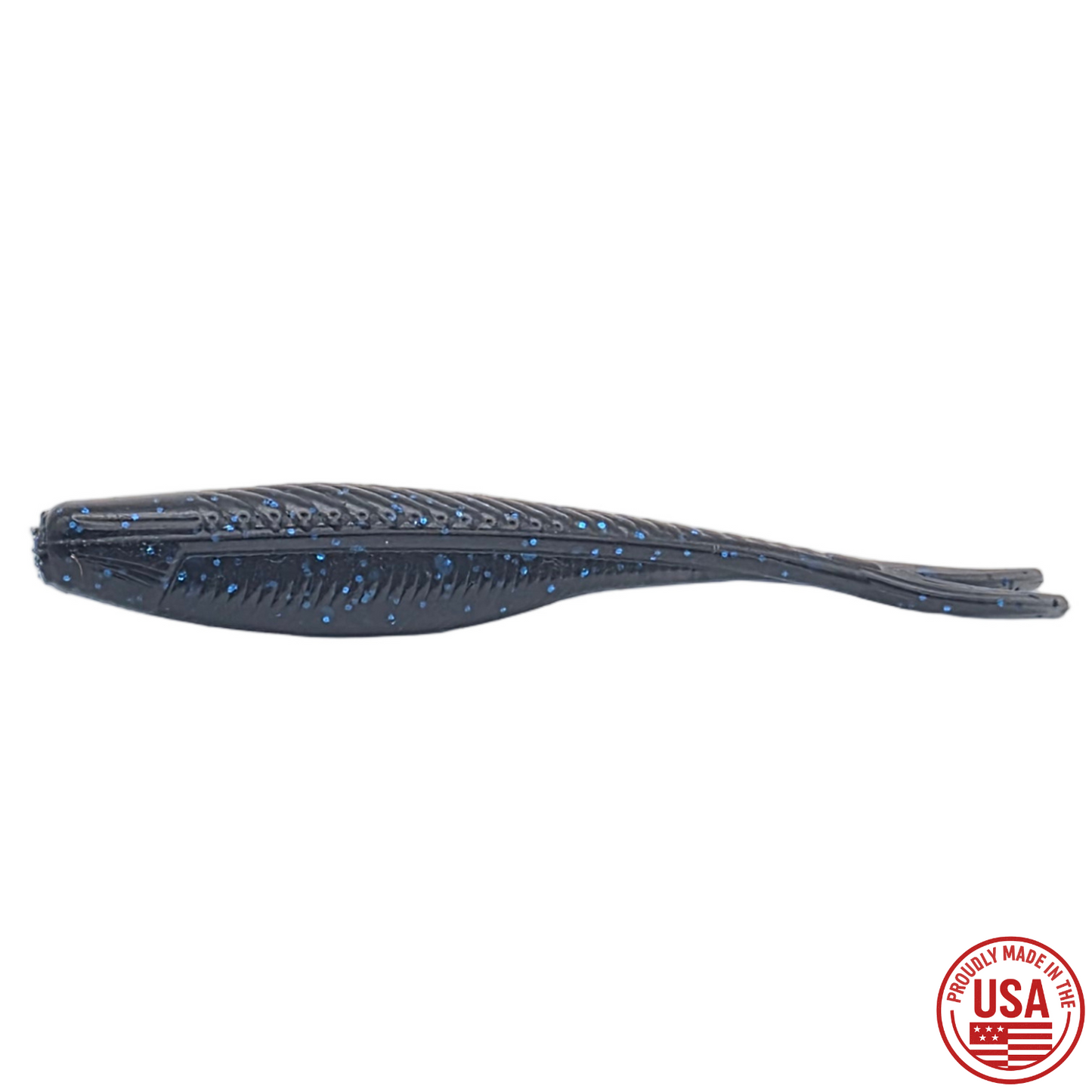 3" Flash Minnow - Black and Blue