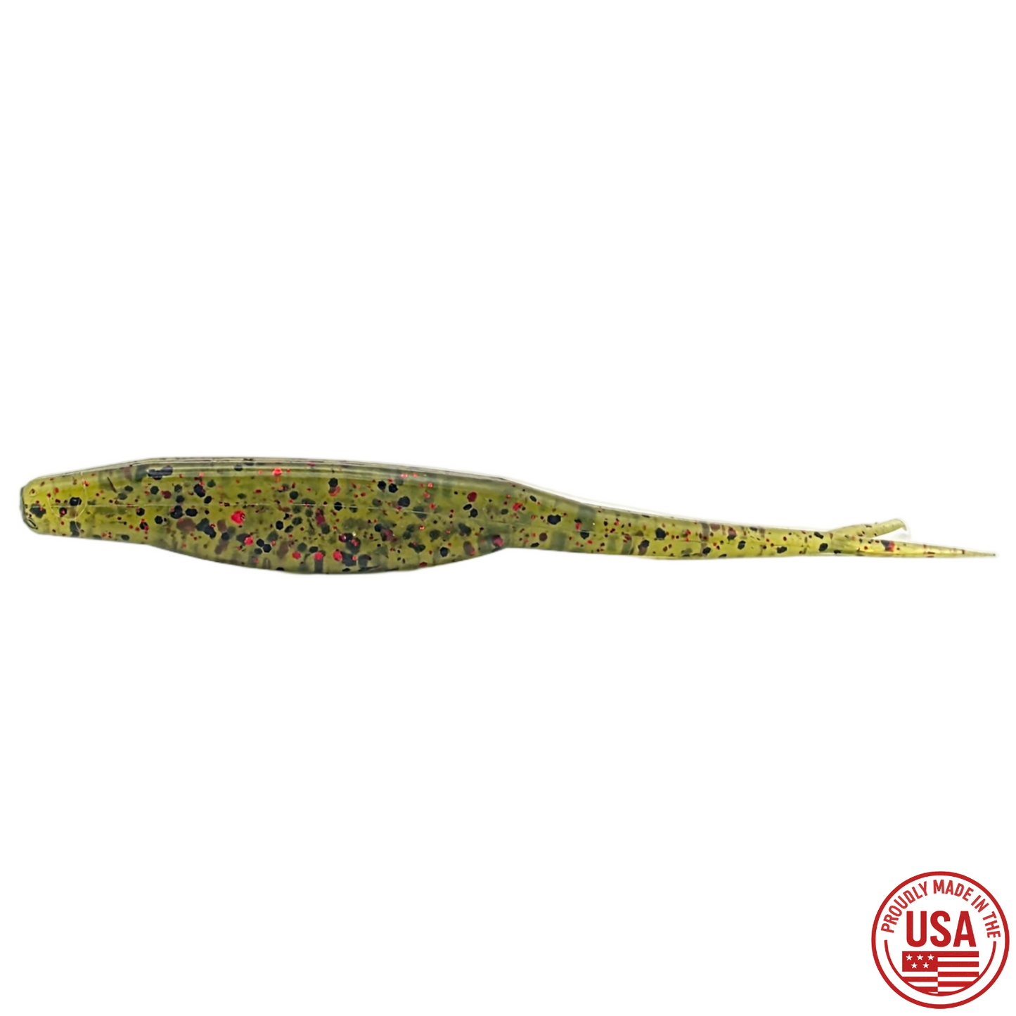 5" Split Tail Shad - Watermelon Red Flake