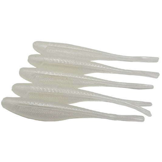 3" Minnow - White Pearl