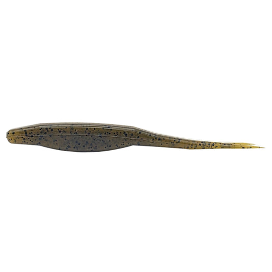 5" Split Tail Shad - Green Pumpkin
