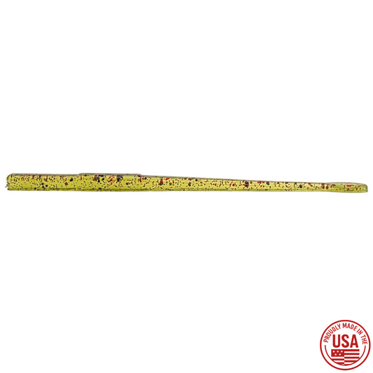 6" Botworm - Watermelon Red Flake