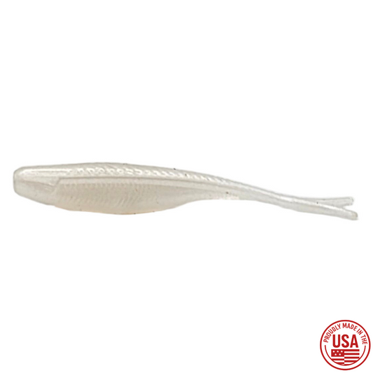 3" Flash Minnow - White Pearl