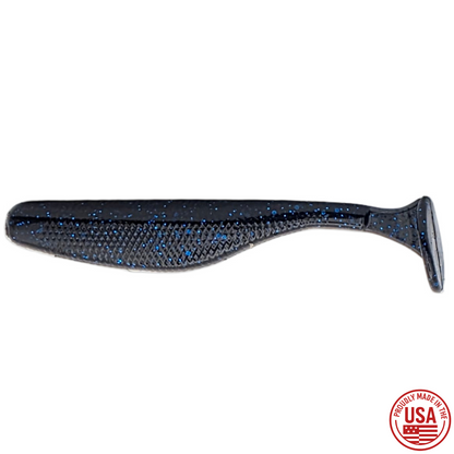 4.2" Twin Swim - Black and Blue