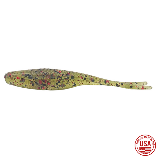 3" Flash Minnow - Watermelon Red Flake