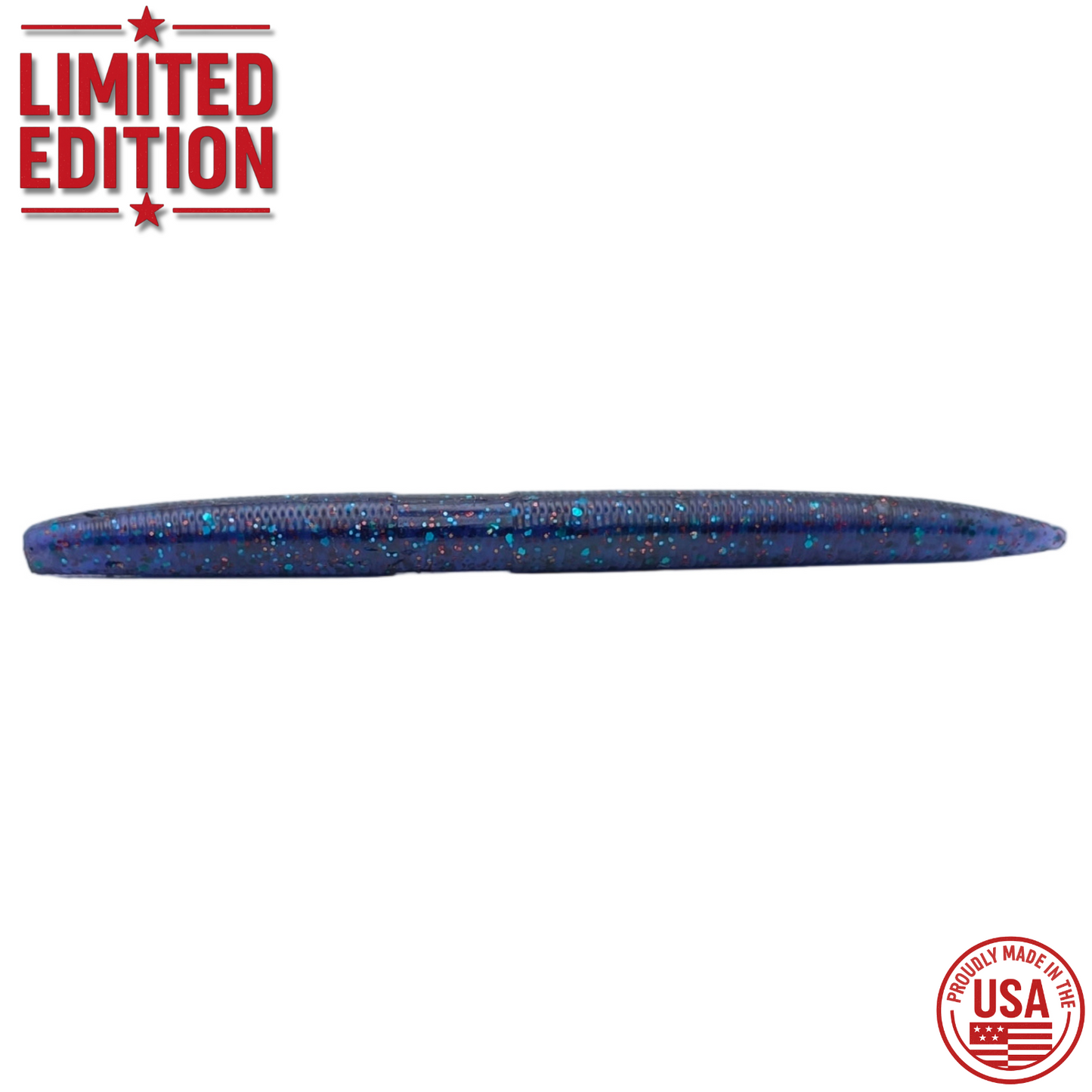 5" Twin Stick - Junebug Red Flake